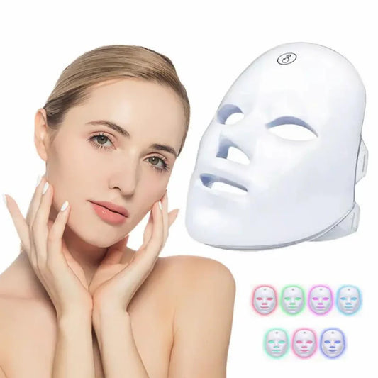 7 Color LED Glow Mask: Radiant Skin in Minutes